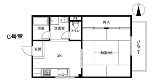 コーポマヤの物件間取画像